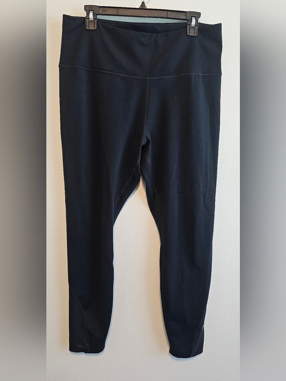 Nike‎ Dri-Fit Mesh Running Full Length Leggings Black Womens XL
